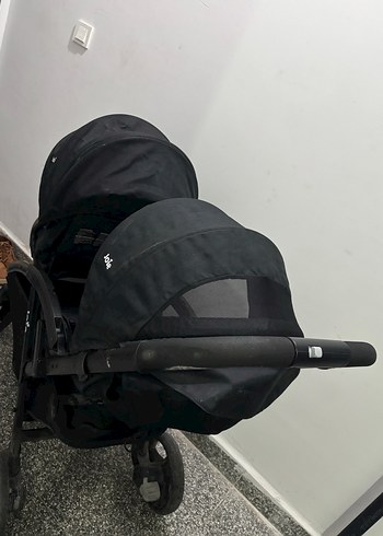 Joie Siyah Çiftli Bebek Arabası ikiz - Görsel 3