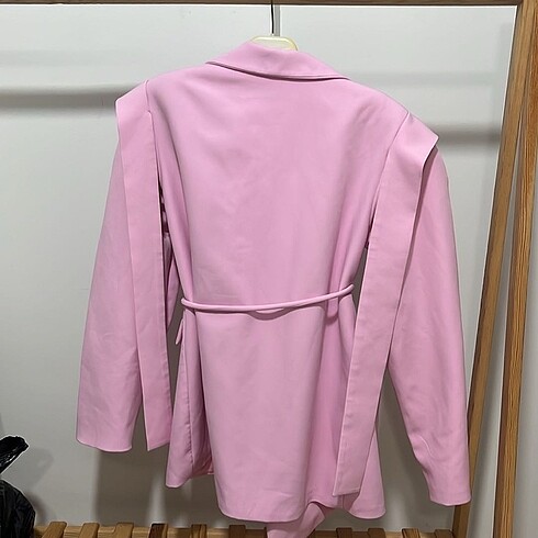 38 Beden pembe Renk Oversize blazer ceket