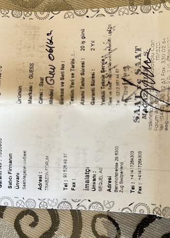 Beden Guess Altın Renkli Klasik Kadın Saati