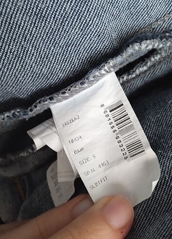 defacto denim collection slim fit kot ceket - Görsel 6