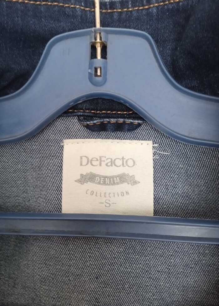 defacto denim collection slim fit kot ceket - Görsel 2
