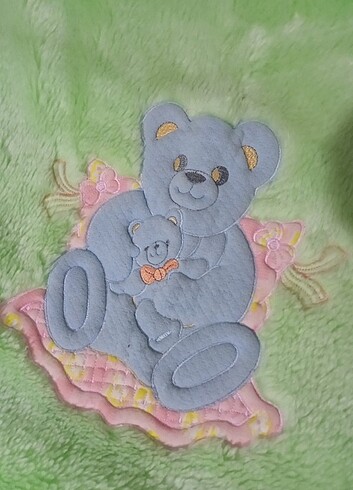 Bebek battaniyesi fermuarli çıtçıtlı - Görsel 2