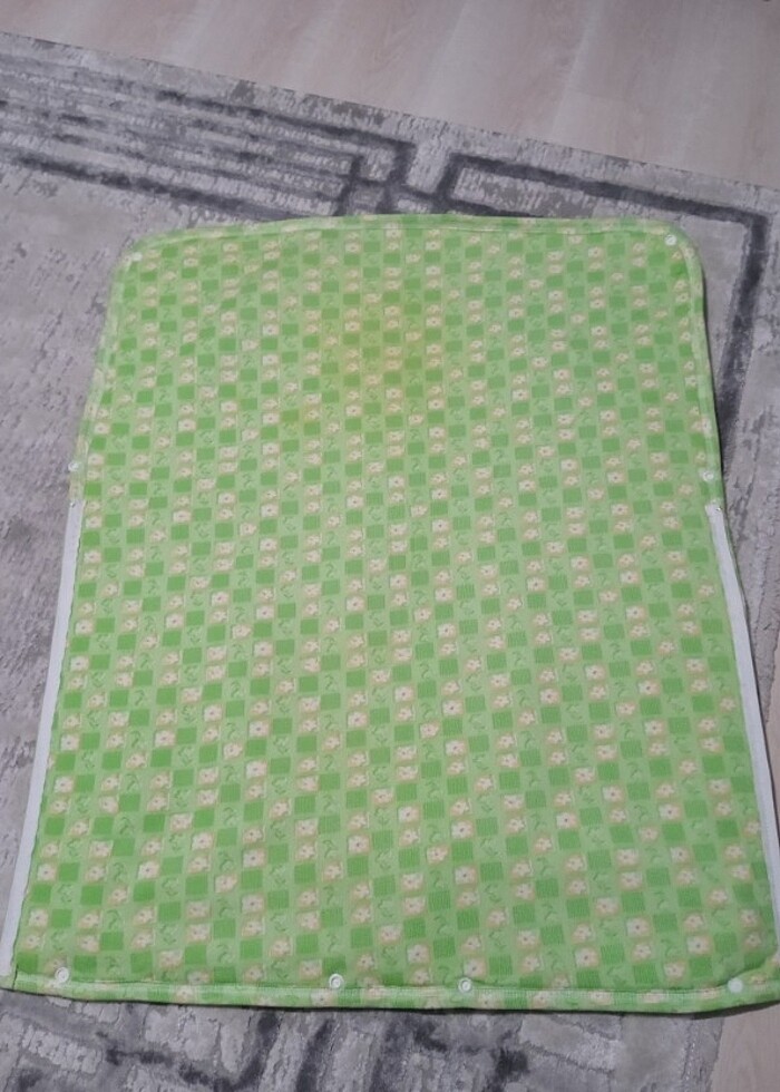 Bebek battaniyesi fermuarli çıtçıtlı - Görsel 3