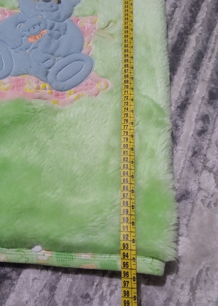 Bebek battaniyesi fermuarli çıtçıtlı - Görsel 5