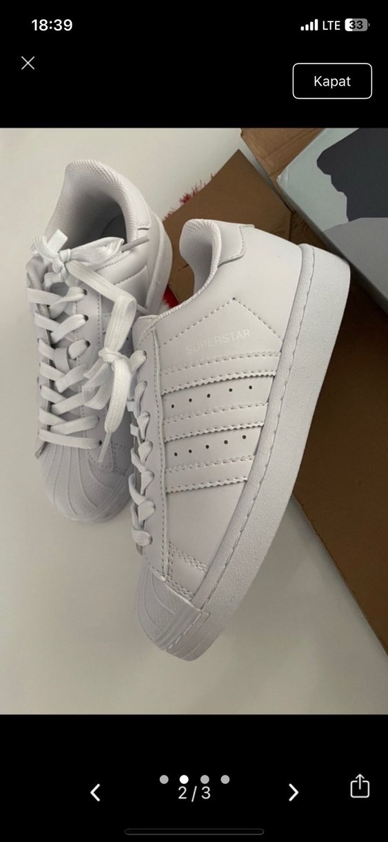 adidas Beyaz Kadın Sneakers - Görsel 2