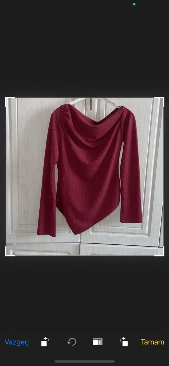 ZaraBeyaz Pamuklu Pilili Kadın Kumaş Pantolon - Görsel 3