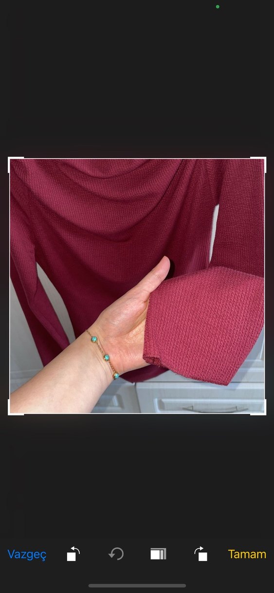 ZaraBeyaz Pamuklu Pilili Kadın Kumaş Pantolon - Görsel 2