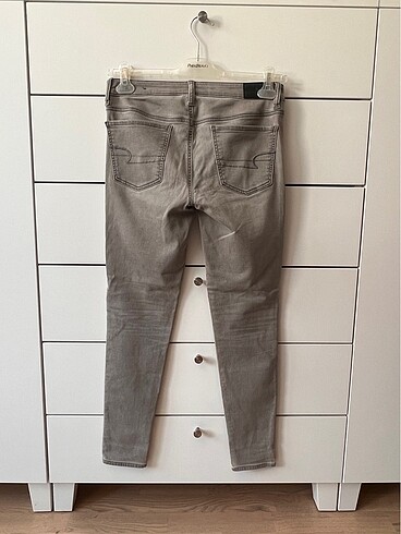 American Eagle Amerikan Eagle Gri Skinny Jean, 10