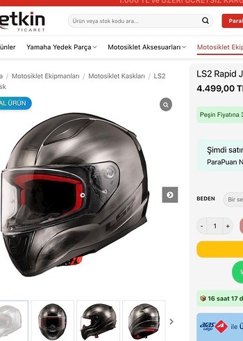 LS2 Rapid Jeans Full Face Kask - Görsel 3