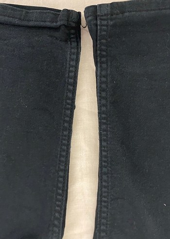 Erkek siyah Regular Fit Denim Pantolon - Görsel 2