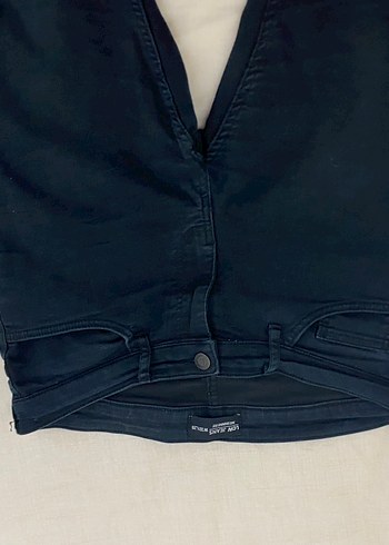 Erkek siyah Regular Fit Denim Pantolon - Görsel 3