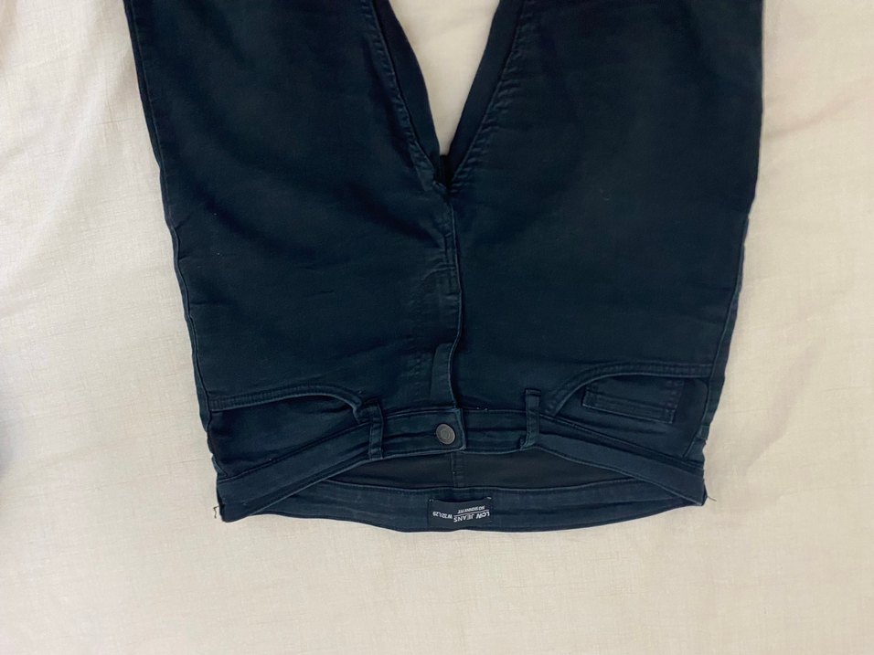 Erkek siyah Regular Fit Denim Pantolon - Görsel 3