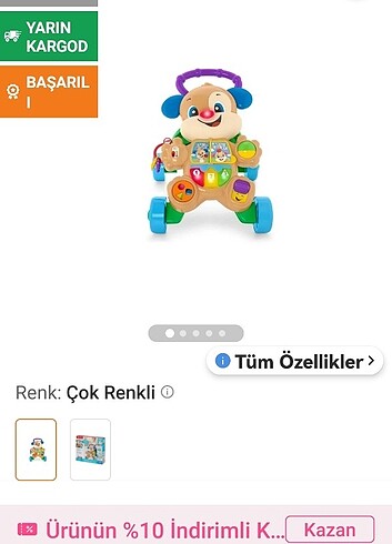 Fisher Price Fisher-Price yürüme arkadaşım 