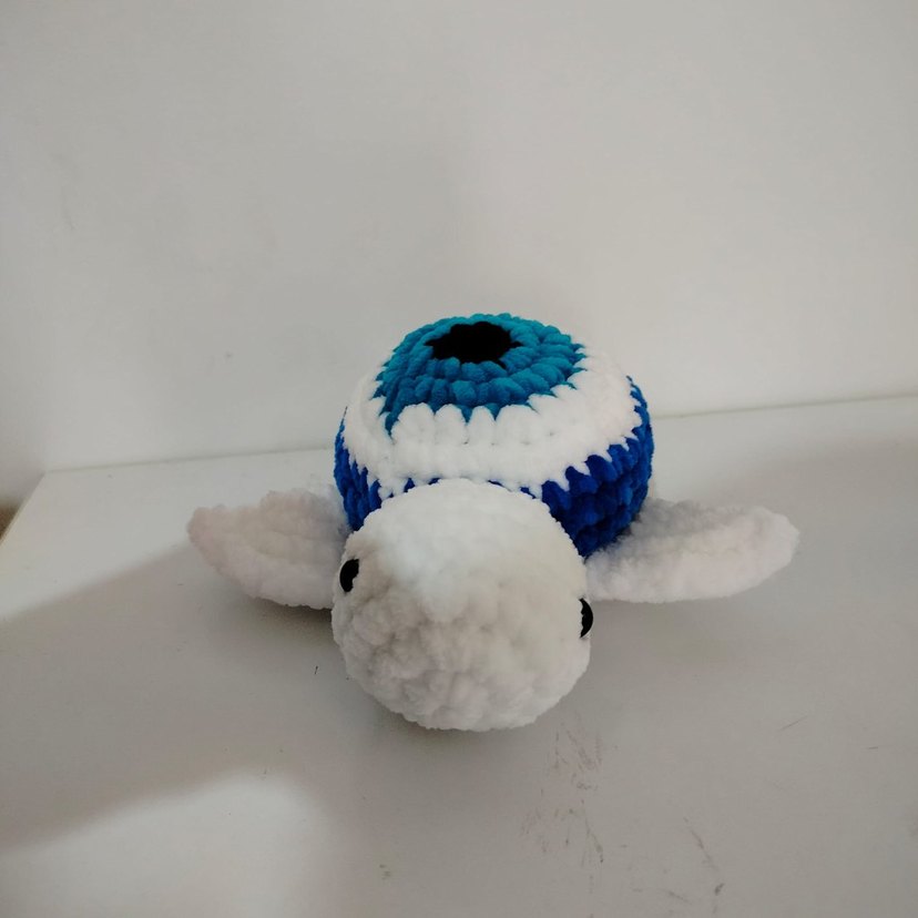 Caretta Caretta El Yapımı Süs Eşyası. Yumuşaktır. - Görsel 3