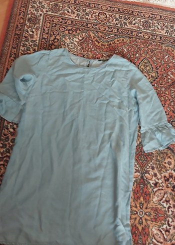 mavi tunik kadın 44 beden