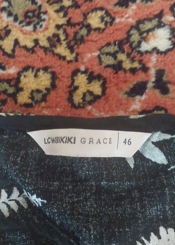 LC Waikiki Çiçek Desenli Uzun Bohem Kadın tunik