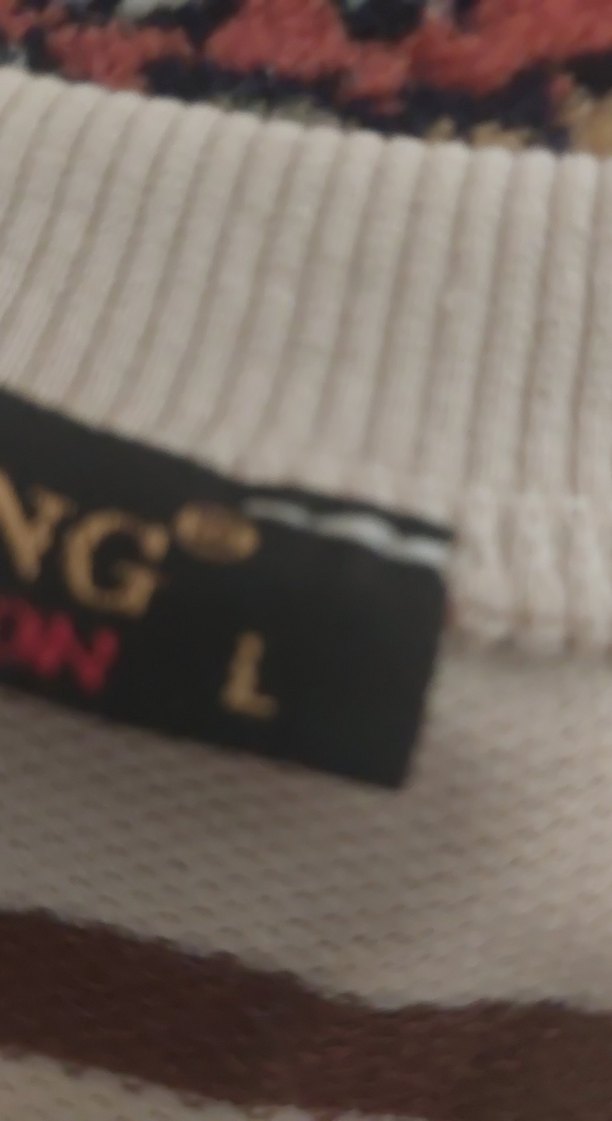 kadın çizgili tunik L beden - Görsel 2