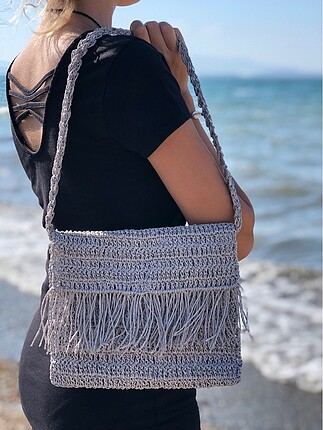 Handmade kadın hasır çanta