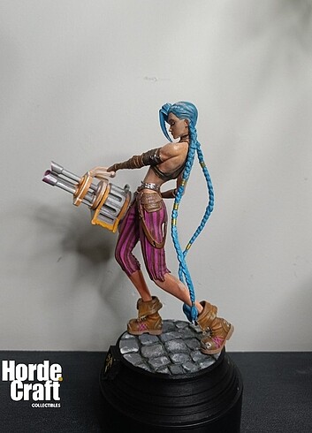  Beden Renk Jinx - Arcane - League of Legends figürü
