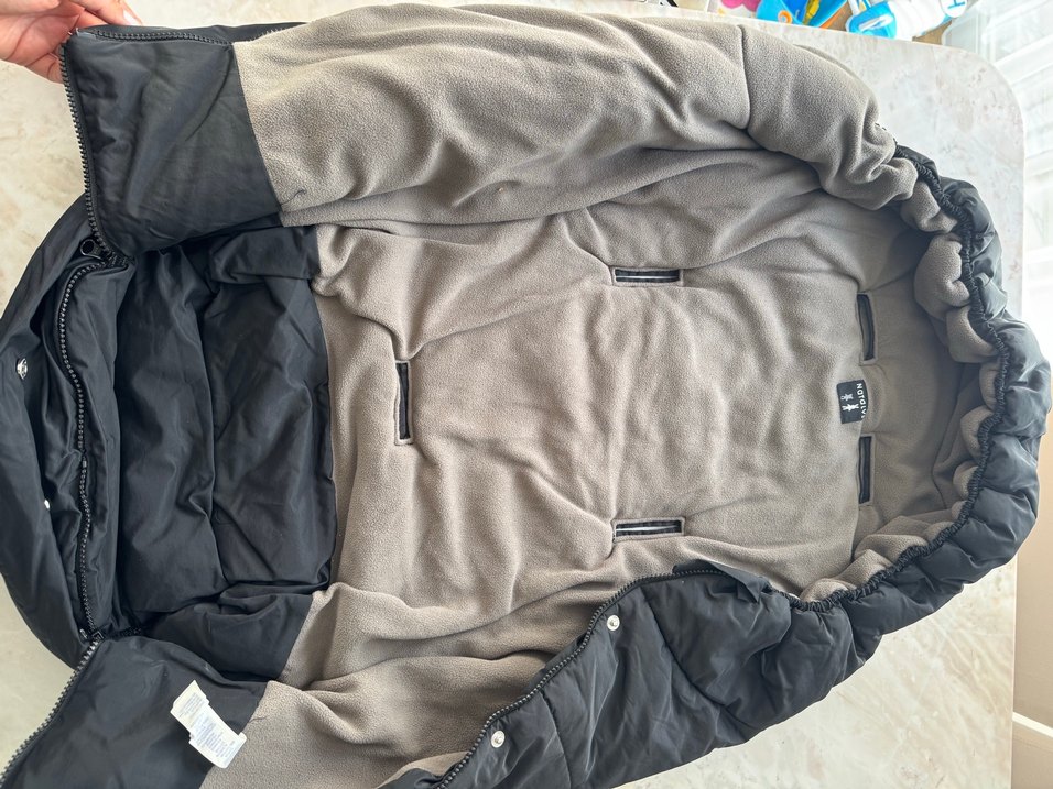 Bebek arbası Dış Tulumu, Düğmeli ve fermuarlı 
Puset tulumu - Görsel 5