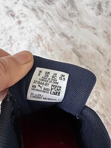 25 Beden Puma Erkek Çocuk Spor Ayakkabı