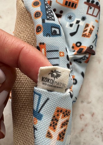 Renkli Baskılı Erkek Bebek Kaydırmaz Payik - Görsel 3