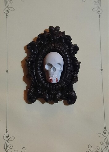 Diğer Vampir kurukafa cerceve dekor ve tabut kutu #halloween #cadilarb
