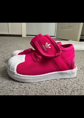 Adidas Kız Çocuk Pembe Cırtlı Spor Ayakkabı - Görsel 2