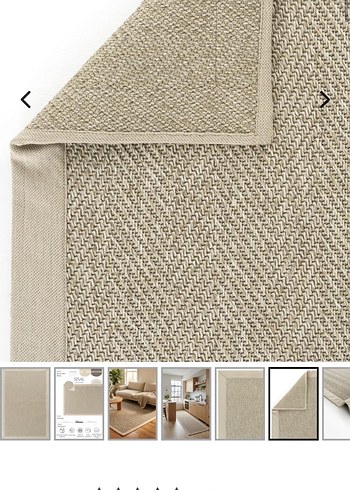 Sisalart marka Bej Sisal Keten Bordürlü - Görsel 3