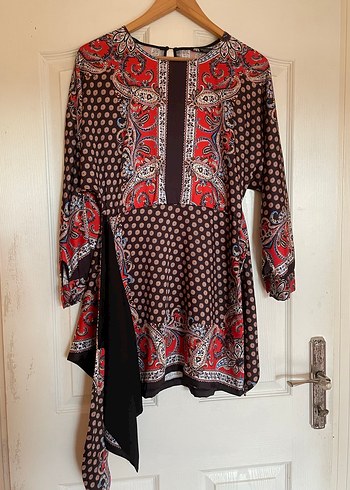 Zara Desenli Elbise