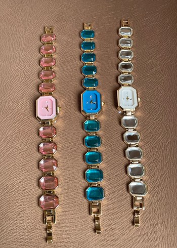 Mor Taşlı Kadın Kol Saati - Görsel 3