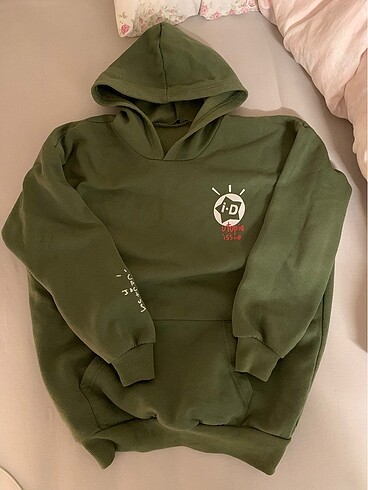 yeşil sweatshirt