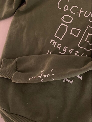 m Beden yeşil sweatshirt