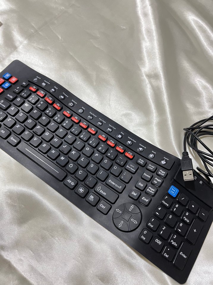 Kablolu Siyah Q Klavye - Görsel 2