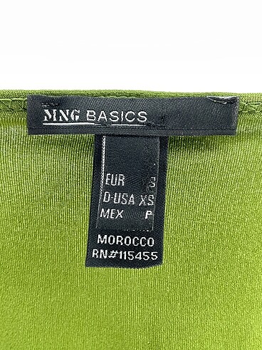 s Beden yeşil Renk Mango T-shirt %70 İndirimli.