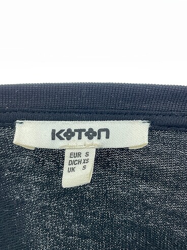 s Beden siyah Renk Koton Bluz %70 İndirimli.