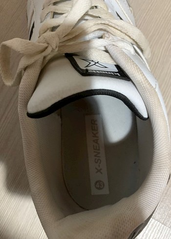 diğer Beden Beyaz Çizgili Erkek Spor Ayakkabı
