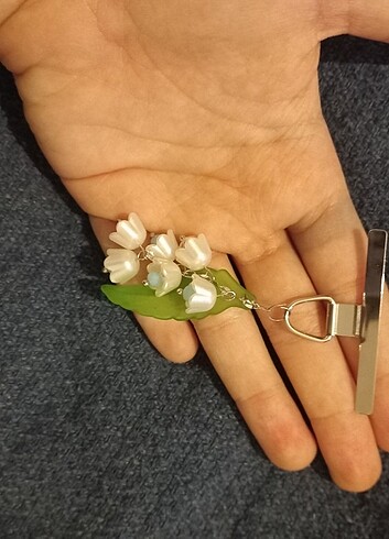 Lily of the valley telefon charmı - Görsel 3