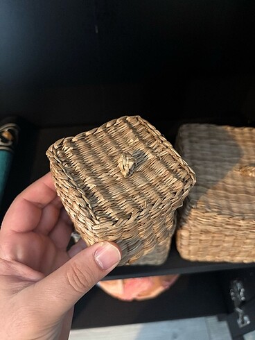 Beden Hasır 3 lü Sepet h&m değil handmade bir ürün