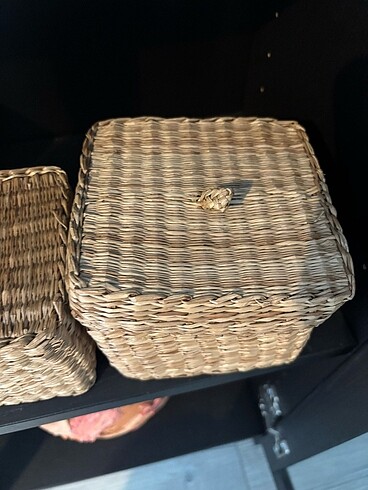 H&M Home Hasır 3 lü Sepet h&m değil handmade bir ürün