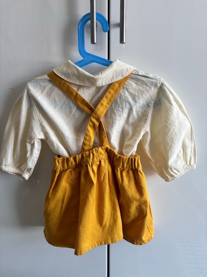 Nakışlı Bohem Elbise ve Gömlek İkili Takım - Görsel 3