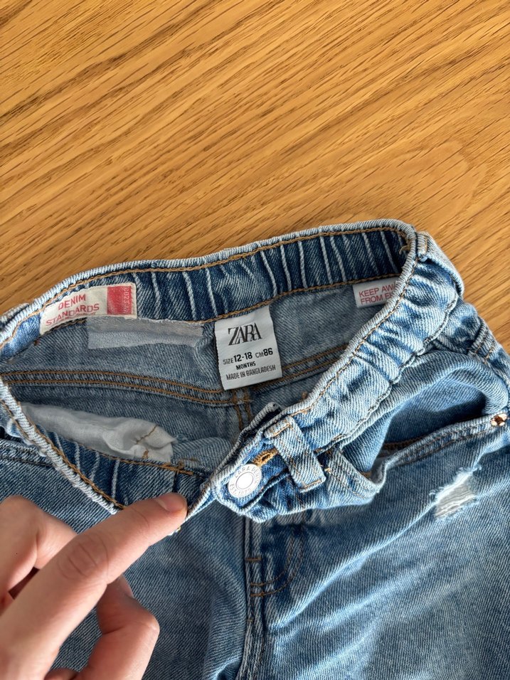 Zara Baby Wide Leg Jean - Görsel 4