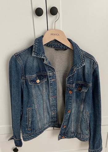 Lcw jeans Düğmeli Mavi Kadın Denim Ceket