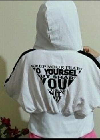 Beyaz Kısa Kesim Ceket - Görsel 2