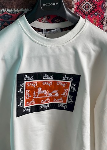 s Beden beyaz Renk Hermens sweatshirt