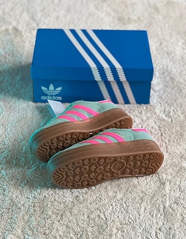 40,5 Beden turkuaz Renk Adidas gazelle bold Orjinal Premium ayakkabı