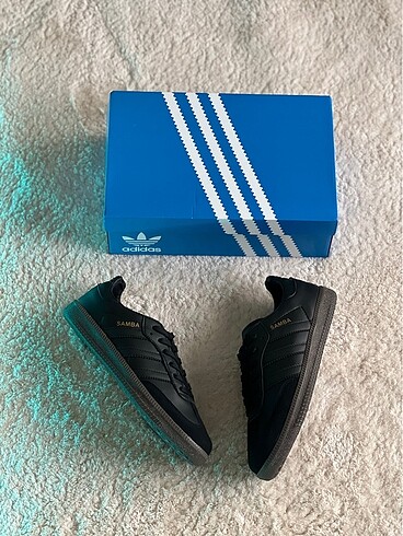 40 Beden Adidas samba black Premium ayakkabı