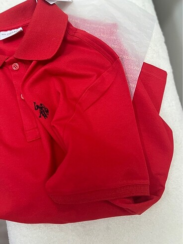 xl Beden kırmızı Renk Orjinal us Polo Tshirt