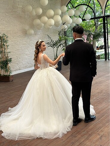 s Beden beyaz Renk PRENSES MODEL GELİNLİK