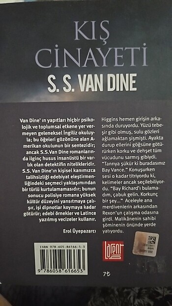  Kış Cinayeti - S.S. Van Dine